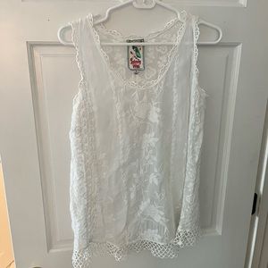 Johnny Was Quynn tank- xs